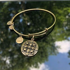 Alex and Ani compass charm bangle